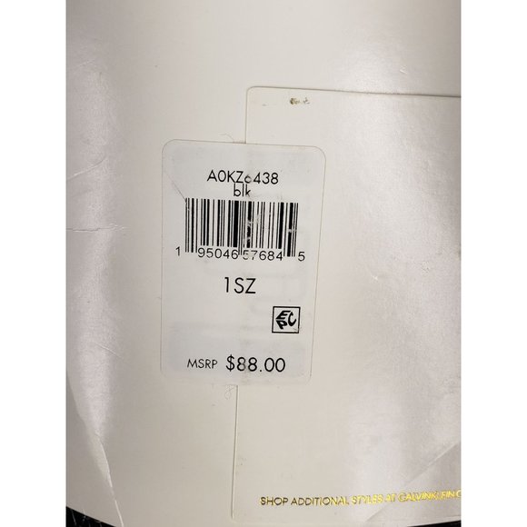 Calvin Klein Women's‎ Black Gray Knit Scarf Hat Gloves Mittens New 3 Piece Set - Picture 2 of 8